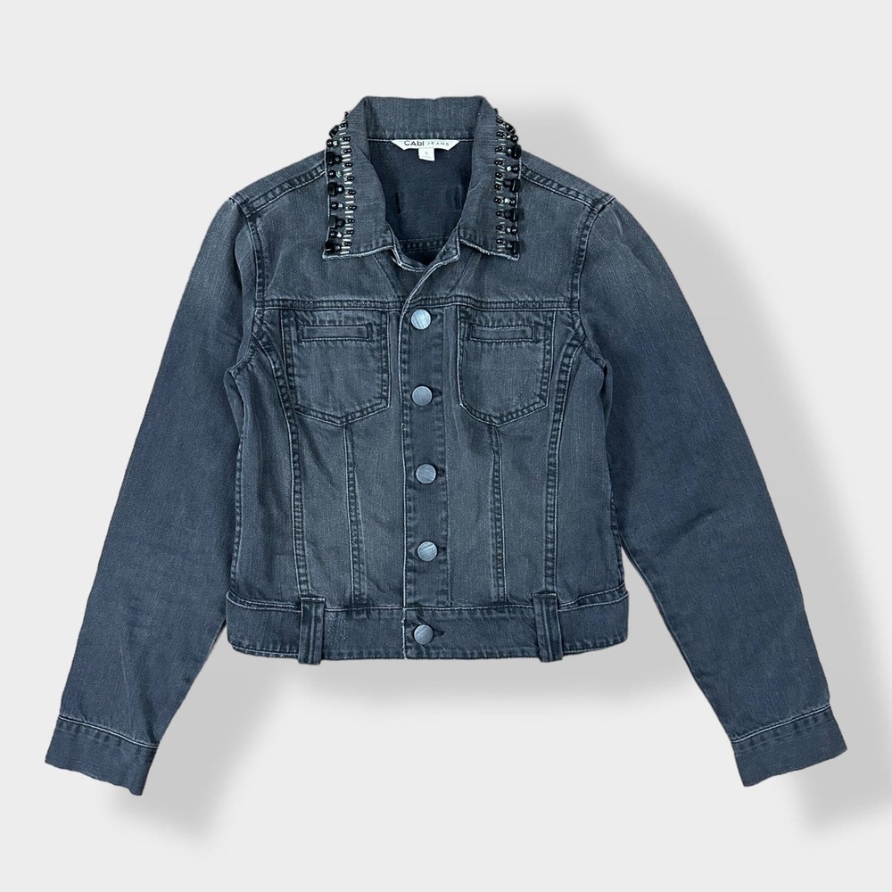 CAbi Vintage Norma Jean Trucker Jean Jacket Size‎ S